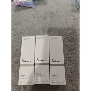 3 The Ordinary “Buffet” Peptide Serum 1 fl oz  Anti-Aging New